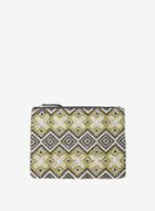 Dorothy Perkins Mono Beaded Aztec Clutch