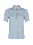 Dorothy Perkins Petite Blue Short Sleeve Shirt