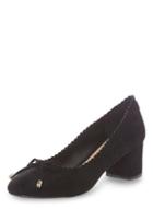Dorothy Perkins Black 'devine' Scallop Trim Court Shoes