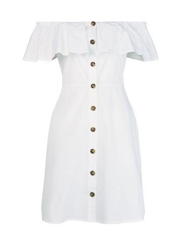 Dorothy Perkins *ivory Button Through Sundress