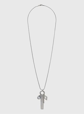 Dorothy Perkins Silver Cluster Pendant Necklace
