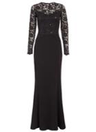*quiz Black Sequin Long Sleeve Maxi Dress