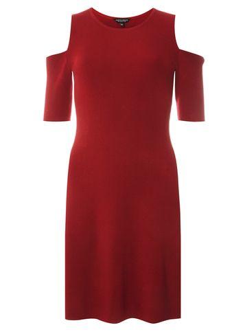 Dorothy Perkins Red Knitted Shift Dress