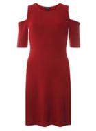 Dorothy Perkins Red Knitted Shift Dress