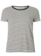 Dorothy Perkins *noisy May Black And White Stripe T-shirt