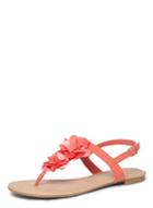 Dorothy Perkins Coral Flower Corsage Sandals