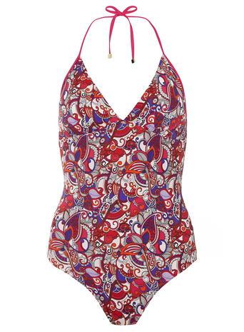 Dorothy Perkins Paisley Print Secret Support Swimsuit