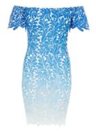 Dorothy Perkins *quiz Blue Crochet Bodycon Dress