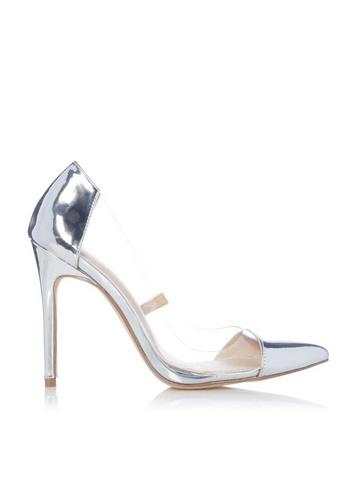 *head Over Heels By Dune Silver Anii Ladies High Heel Shoes