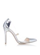 *head Over Heels By Dune Silver Anii Ladies High Heel Shoes