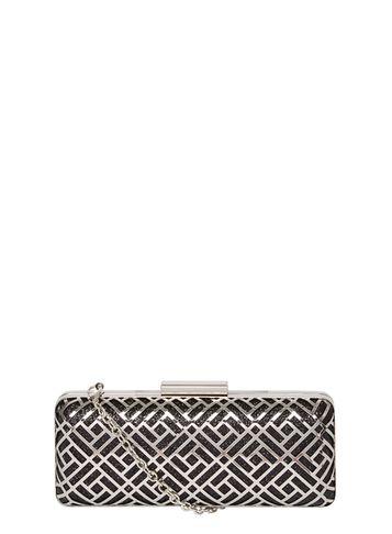 Dorothy Perkins *showcase Black Cage Box Clutch Bag