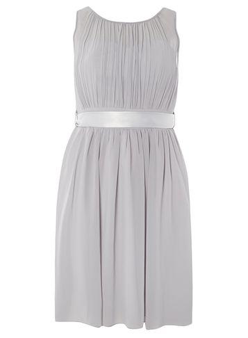 Dorothy Perkins *showcase Grey Beth Prom Dress