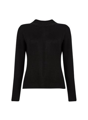 Dorothy Perkins Black Spandex Step Hem Jumper
