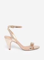 Dorothy Perkins Gold Boop Heeled Sandals