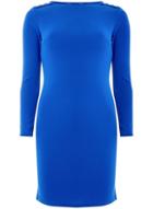 Dorothy Perkins Cobalt Button Shoulder Bodycon Dress