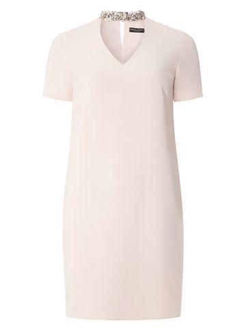 Dorothy Perkins Blush Embellished Choker Shift Dress
