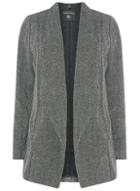 Dorothy Perkins Black And White Waterfall Jacket