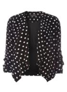 Dorothy Perkins Spotted Crepe Waterfall Jacket