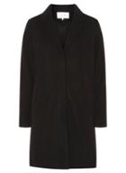 Dorothy Perkins *vila Black Long Sleeve Coat