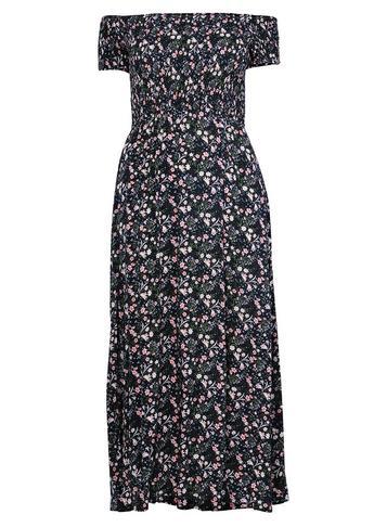 Dorothy Perkins *izabel London Curve Navy Maxi Dress