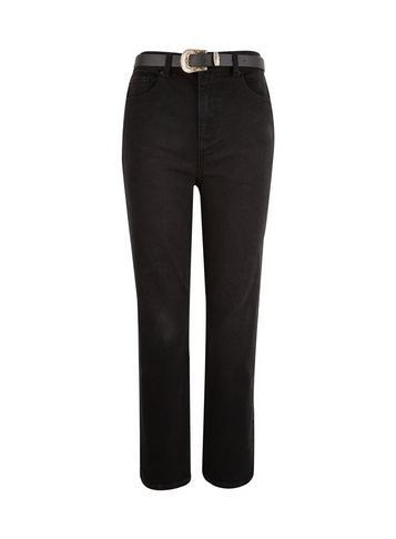 Dorothy Perkins Black Belted 'billie' Jeans