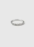 Dorothy Perkins Silver Stone Set Band Ring