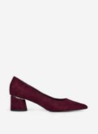 Dorothy Perkins Burgundy 'dragonfly' Court Shoes