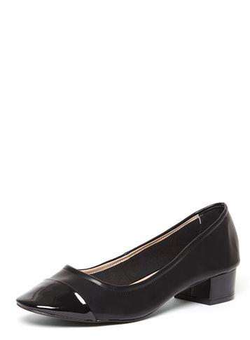 Dorothy Perkins Black 'dorey' Toecap Block Court Shoes