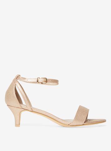 Dorothy Perkins Gold 'sunrise' Heeled Sandals