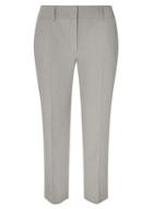 Dorothy Perkins Grey Split Hem Ankle Grazer Trousers