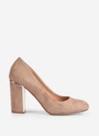 Dorothy Perkins Taupe 'evie' Heeled Court Shoes