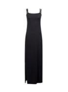 Dorothy Perkins Black Jersey Strappy Maxi Dress