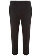 Dorothy Perkins Black Double Loop Ankle Grazer Trousers