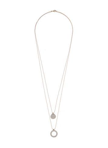 Dorothy Perkins Rose Gold Circle Necklace