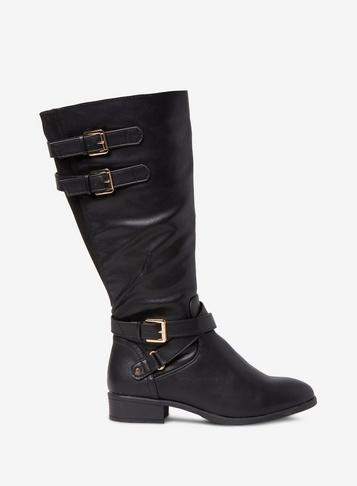 Dorothy Perkins Wide Fit 'tilley' Riding Boots