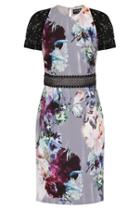 Dorothy Perkins *little Mistress Multi Coloured Floral Bodycon Dress