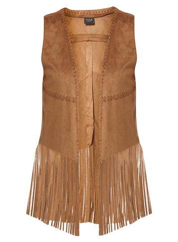Dorothy Perkins *vila Brown Waistcoat