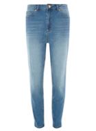 Dorothy Perkins Blue Mid Wash Mom Jeans