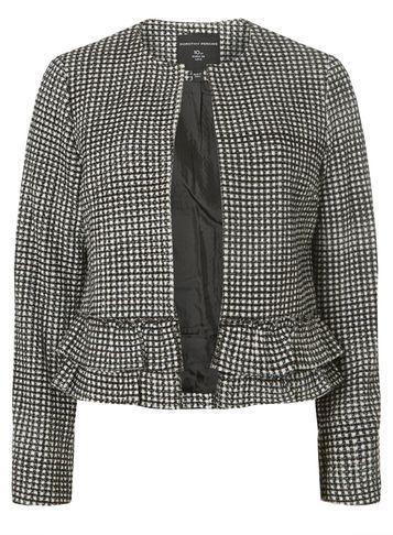 Dorothy Perkins Gingham Frill Hem Jacket