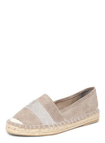 Dorothy Perkins Grey 'cara' Diamond Stripe Espadrilles
