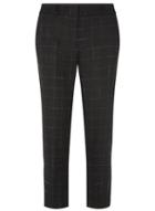 Dorothy Perkins Black Checked Slim Tailored Trousers