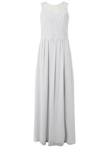 Dorothy Perkins *showcase Tall Grey 'grace' Maxi Dress