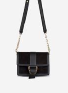 Dorothy Perkins Black Buckle Detail Cross Body Bag