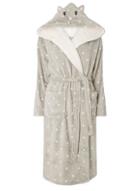 Dorothy Perkins Novelty Grey Spotted Cat Dressing Gown