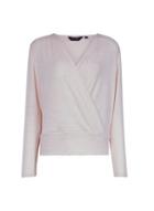 Dorothy Perkins Blush Brushed Wrap Front Jumper