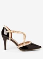 Dorothy Perkins Wide Fit Black 'gemalina' Court Shoes