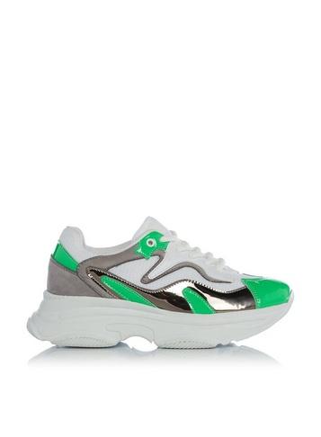 *head Over Heels By Dune Eluminate Ladies Trainers