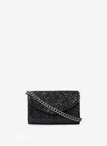 Dorothy Perkins *pieces Black 'line' Cross Body Bag