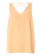 Dorothy Perkins Tangerine Cross Back Top
