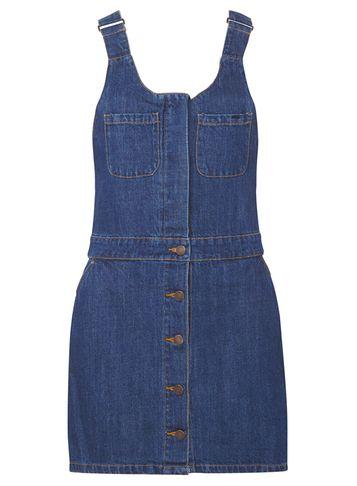 Dorothy Perkins *only Denim Pinafore Dress